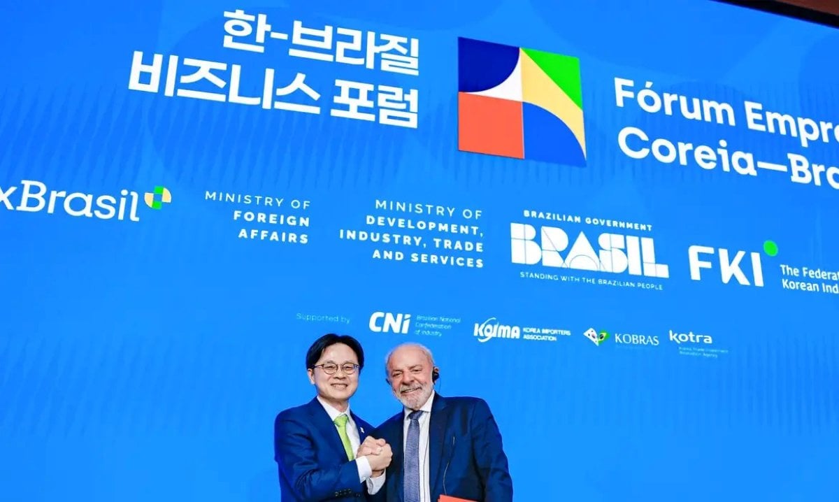 Lula na Coreia do Sul