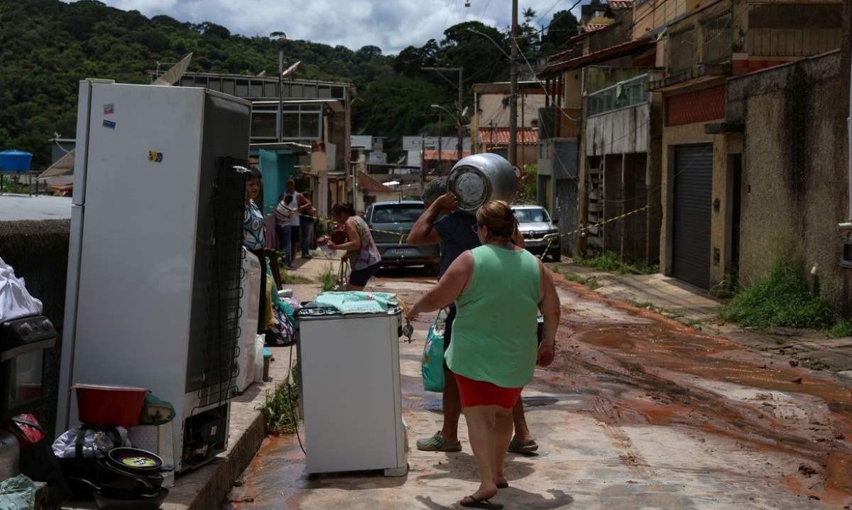 deslizamentos e temporais em Minas Gerais