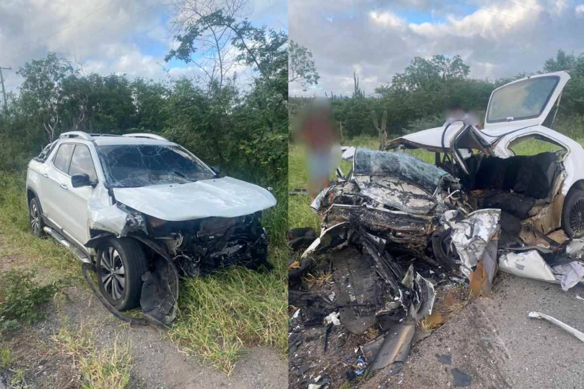 Cinco ocupantes de um mesmo veículo morrem após colisão na BR-324, entre Nova Fátima e Gavião