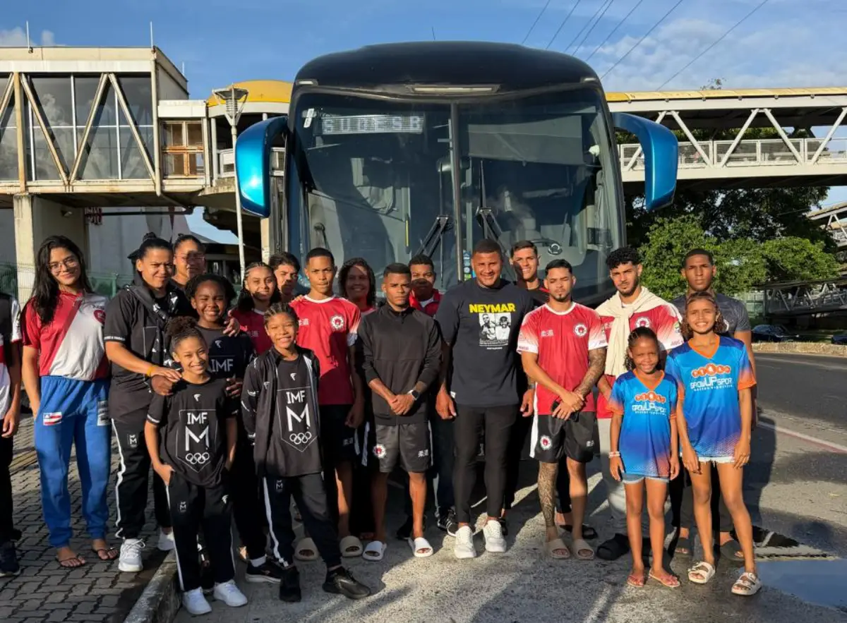 Delegação baiana de judô