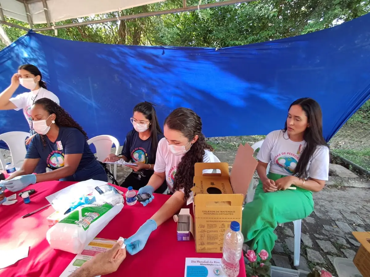 Ação social no Parque da Lagoa marca mobilização pelo Dia Mundial do Rim em Feira de Santana