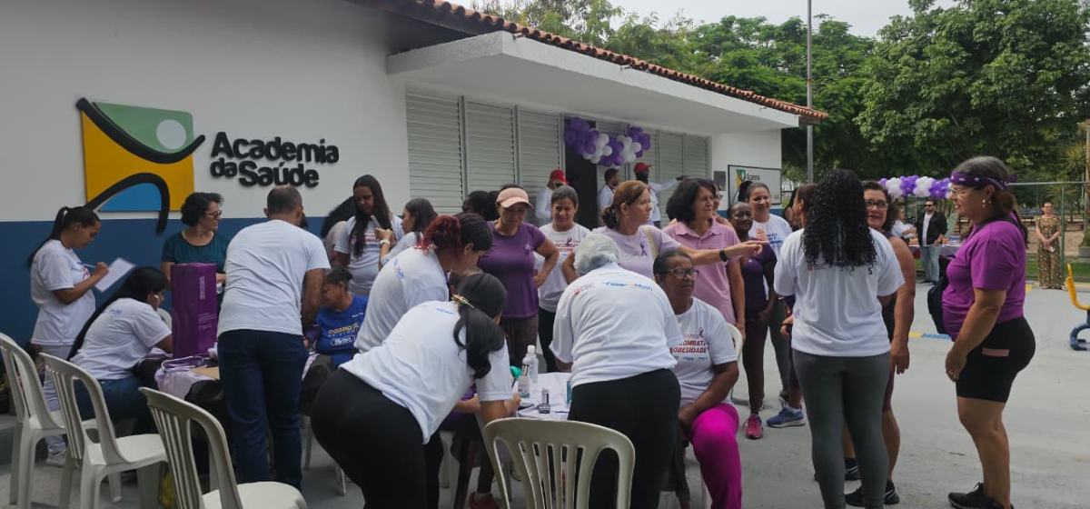 “Juntos contra o sedentarismo” mobilização incentiva atividade física em Feira de Santana