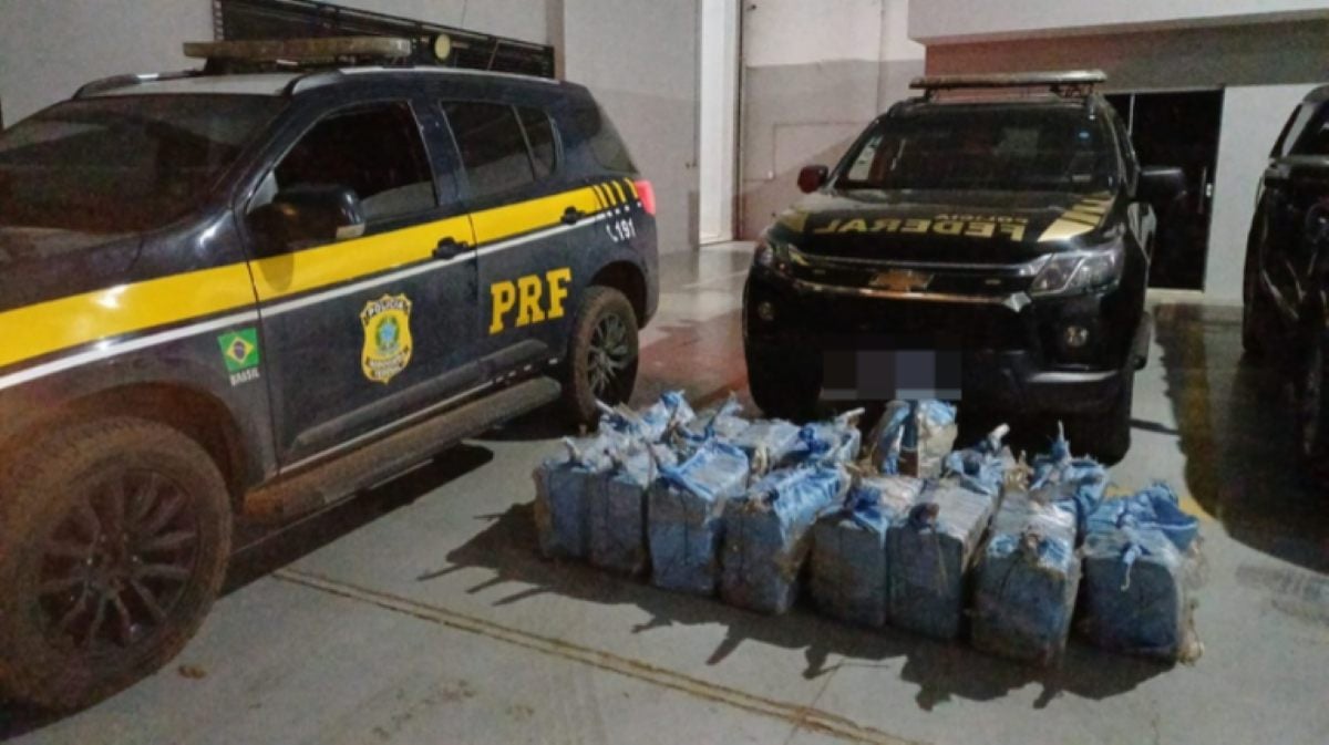 PRF, PF e PM apreendem 410 kg de cocaína no oeste da Bahia