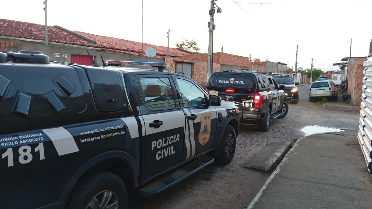 Polícia Civil cumpre mandado de prisão temporária de suspeito de homicídio em Conceição do Jacuípe