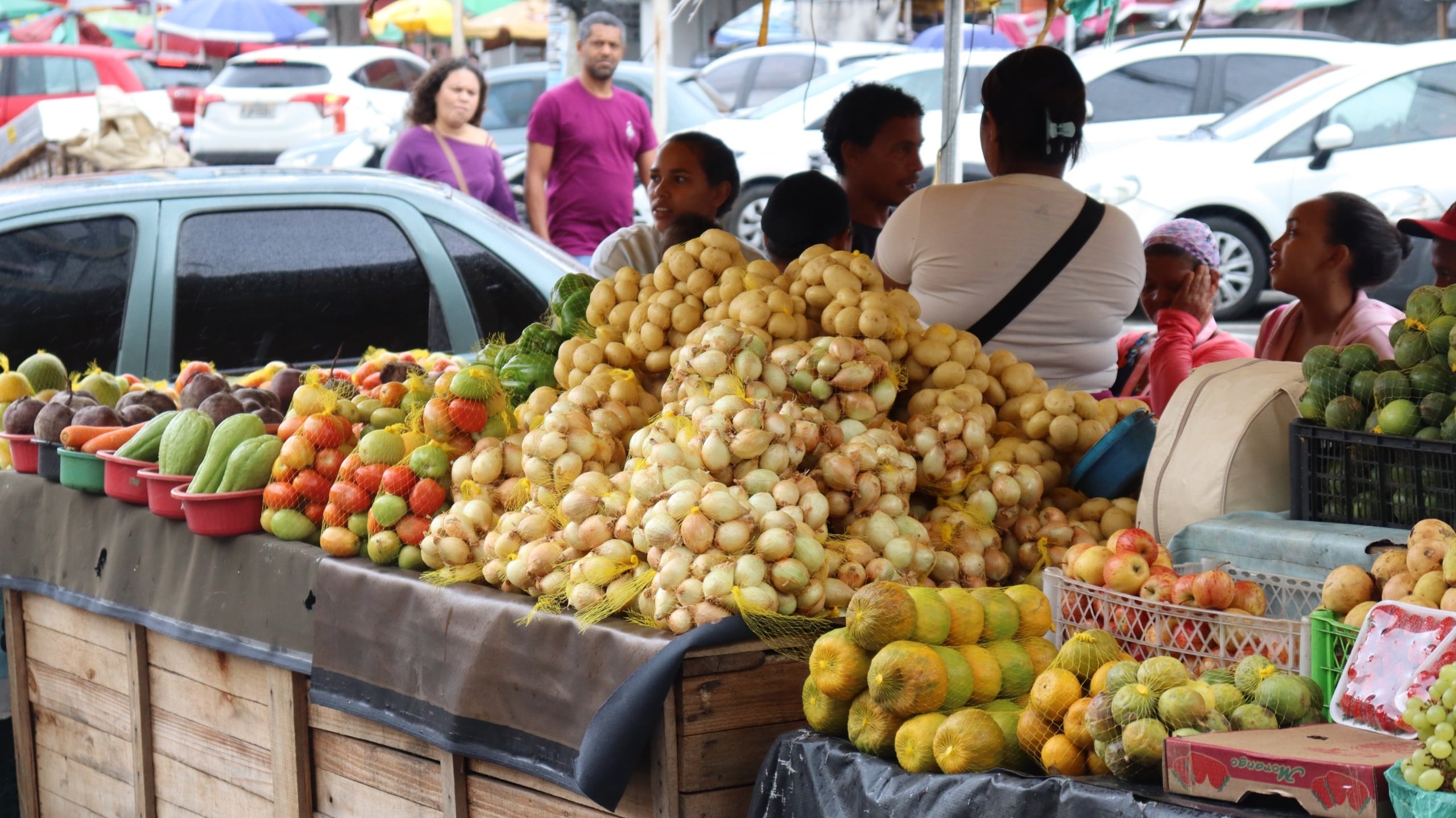 Frutas e verduras expostas/Marechal Deodoro/Comércio/