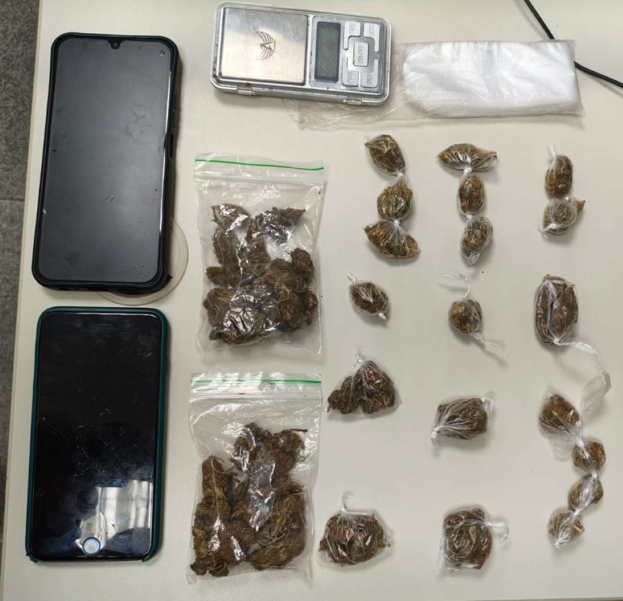 Casal de Irmãos conduzidos por tráfico de drogas