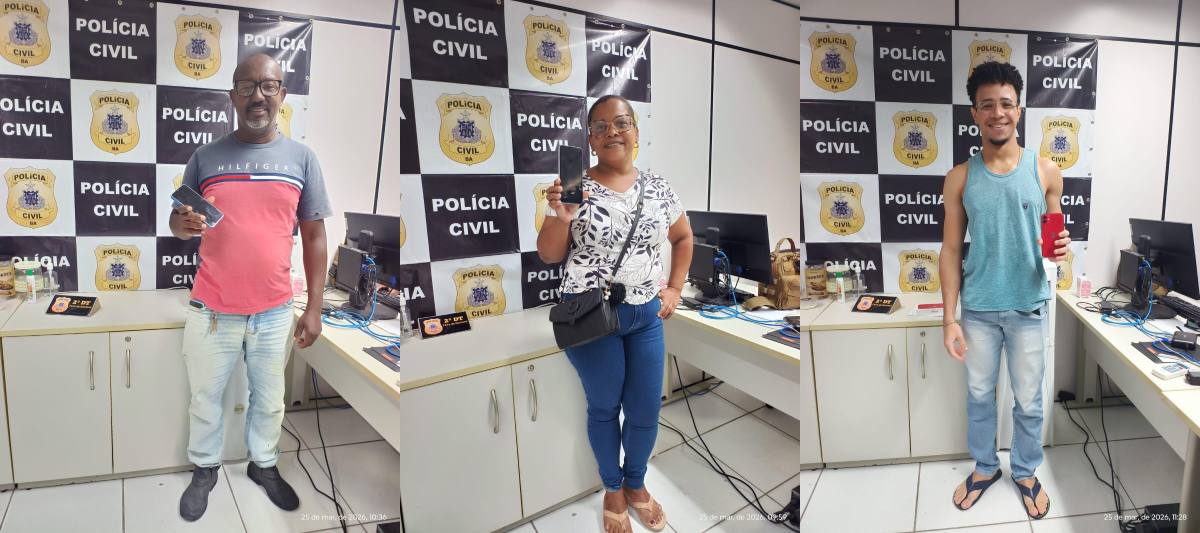 Devolução de celulares