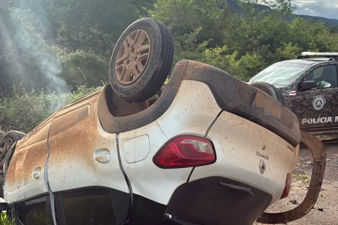 suspeito de matar mulher na zona rural de Feira de Santana sofre acidente