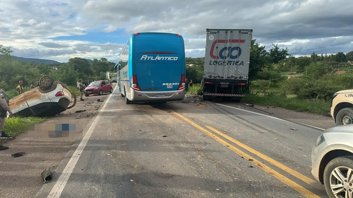 suspeito de matar mulher na zona rural de Feira de Santana sofre acidente