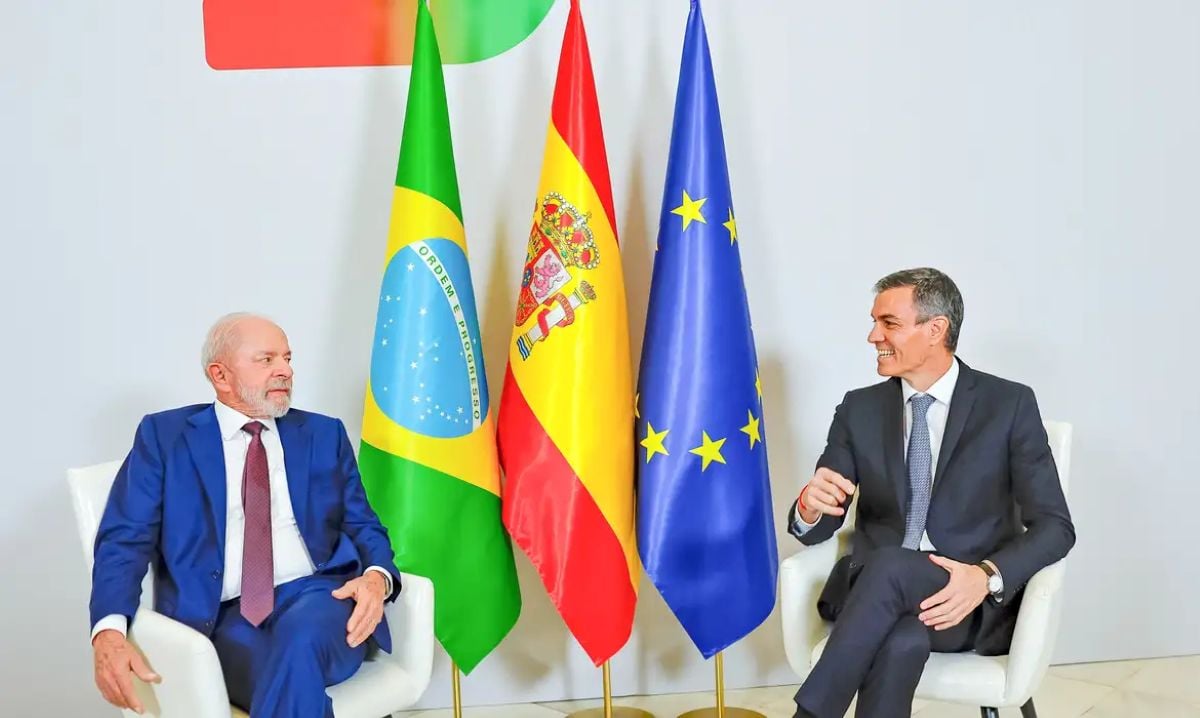Presidente Lula e primeiro-ministro da Espanha, Pedro Sánchez