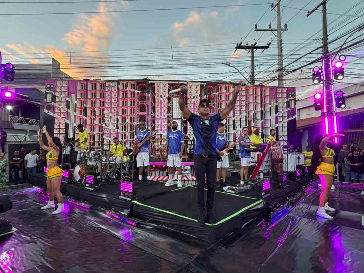 Bruno Magnata e La Fúria em gravação de audiovisual em Feira de Santana