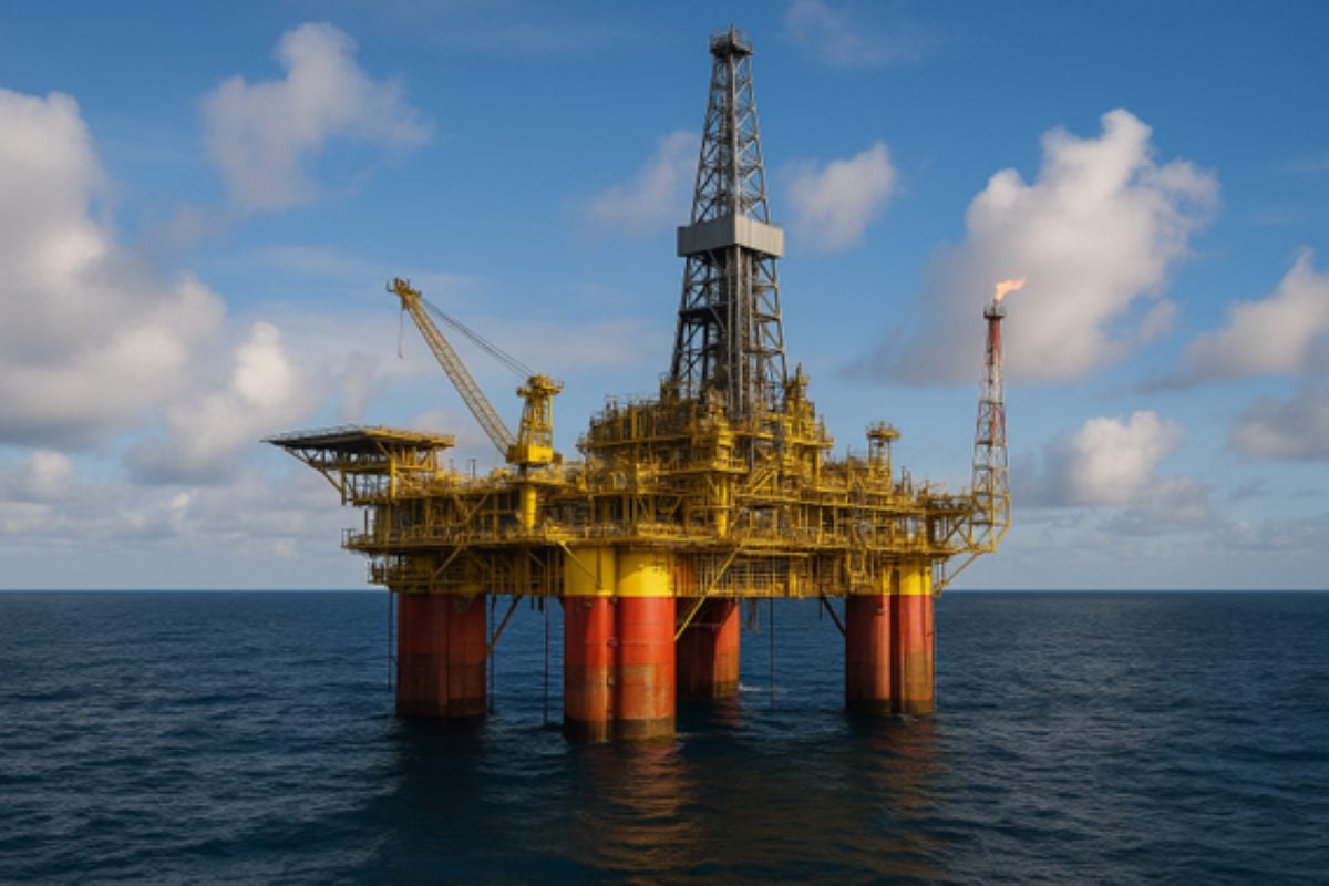 Plataforma de exploração de petróleo