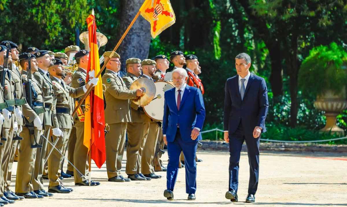 Presidente Lula e primeiro-ministro da Espanha, Pedro Sánchez