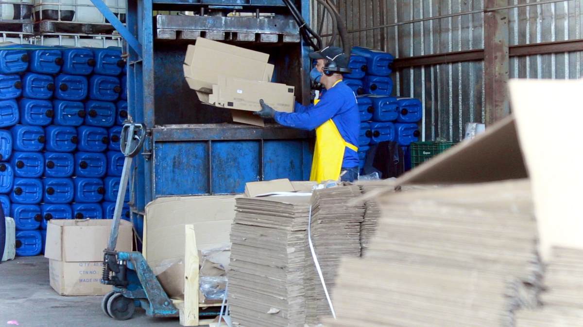 Reciclagem de papel Marajoara