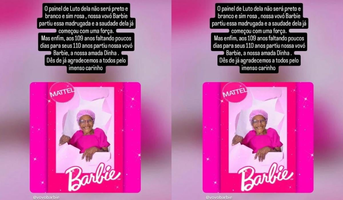 Vovó Barbie morre aos 109 anos