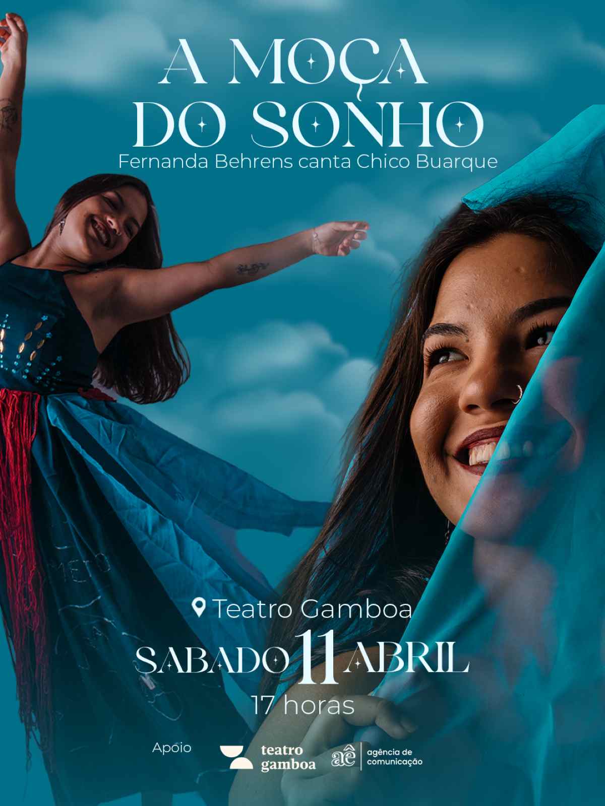 Fernanda Behrens homenageia Chico Buarque em show no dia 11 de abril, em Salvador