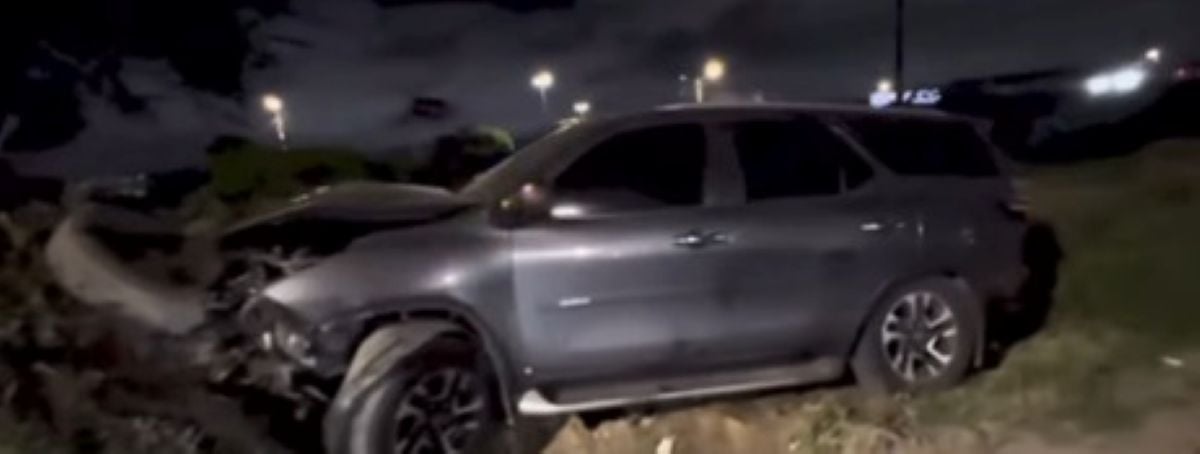 SW4 envolvida em acidente