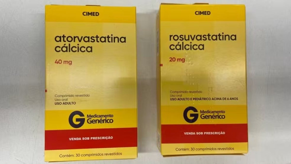 Lotes de atorvastatina cálcica e rosuvastatina cálcica da Cimed são recolhidos