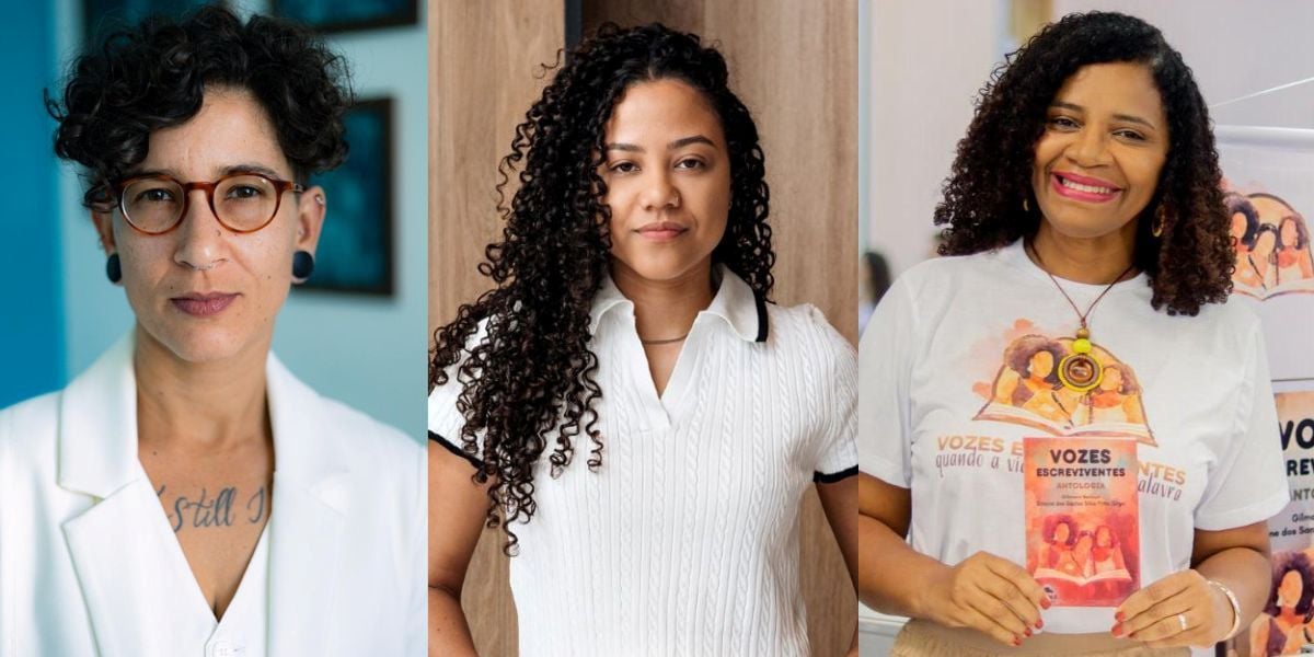Palestrantes Mariana Paim, Sabrina Assunção e Gilmara Belmon