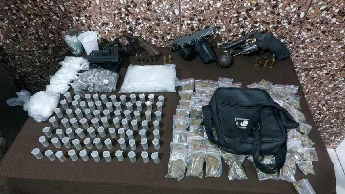 drogas e arma