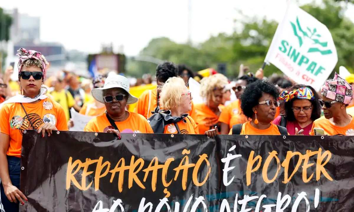 manifestação reparação história povo negro