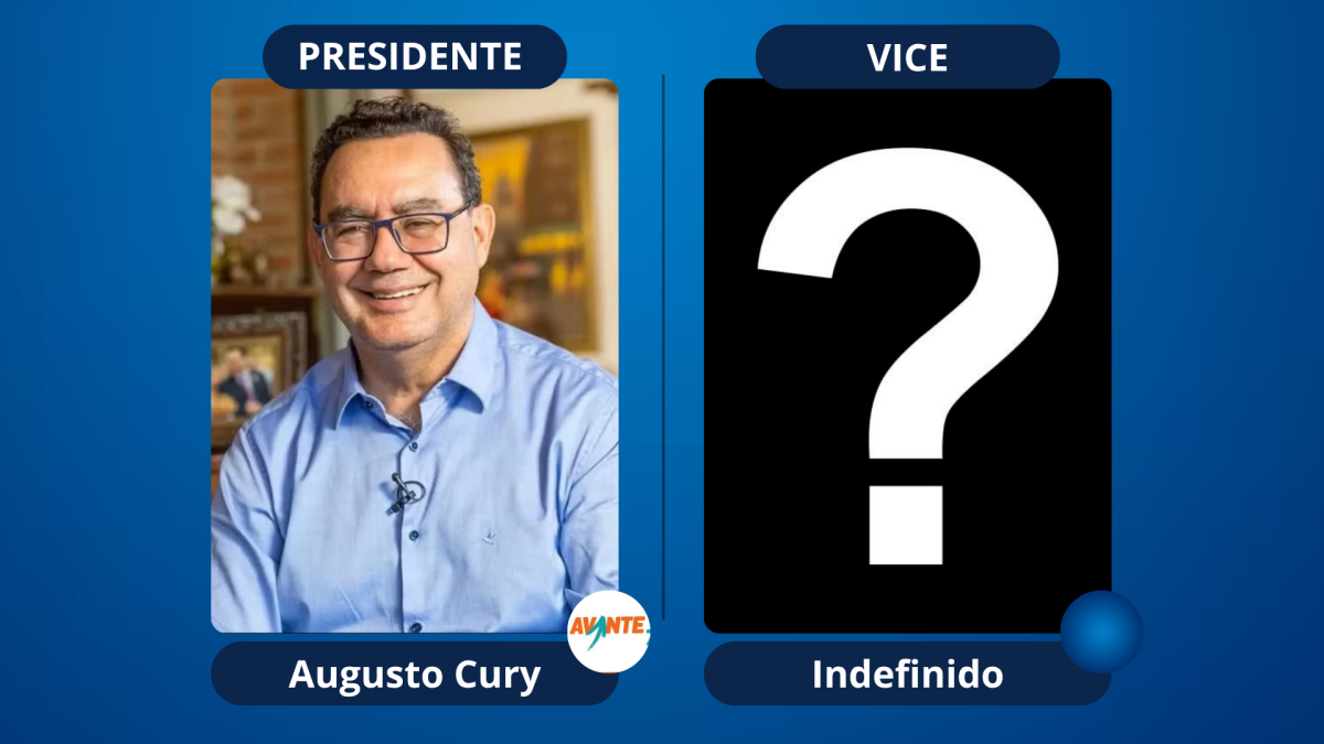 Chapa Augusto Cury partido Avante candidatos a presid�ncia da Rep�blica do Brasil presidenci�veis vice na chapa