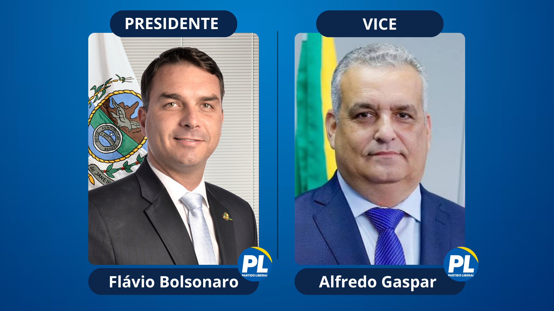 Chapa Fl�vio Bolsonaro Partido PL candidatos a presid�ncia da Rep�blica do Brasil presidenci�veis vice na chapa 