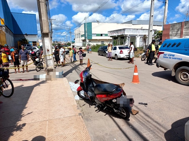 Duas mulheres morrem em acidente no bairro Baraúnas; vítimas escapavam de assalto