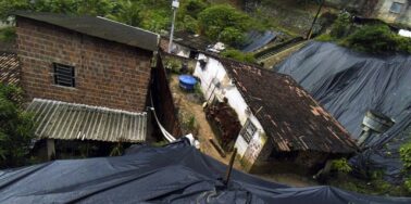 Áreas atingidas pelas fortes  em Recife