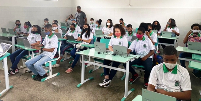 Foto divulgação sala de aula rede municipal