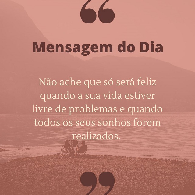 O caminho da felicidade!