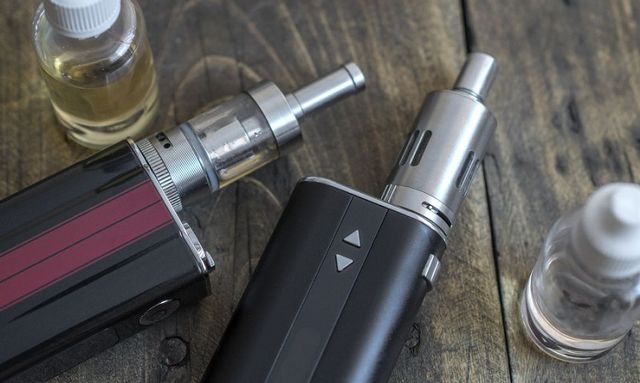 Advanced personal vaporizer or e-cigarette, from above