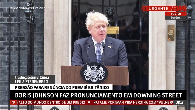 Boris Johnson renuncia à liderança do Partido Conservador e deixará cargo de primeiro-ministro