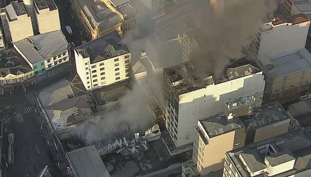 Incêndio em São Paulo TV Globo