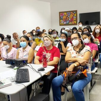 Foto: Roberta Costa/ Secom | Profissionais de saúde recebem treinamento sobre a varíola dos macacos