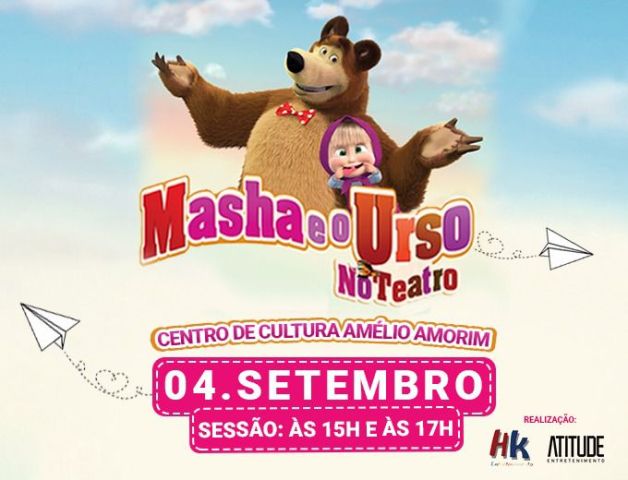 masha e o urso em Feira de Santana