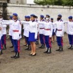 Estudantes do CPM se preparam para o desfile cívico