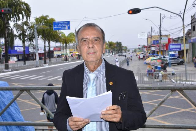 Itajaí Pedra Branca, mestre de cerimônia do desfile cívico