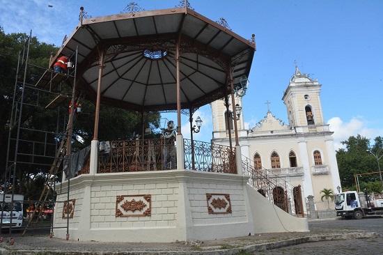 Coreto da Igreja da Matriz em Feira.