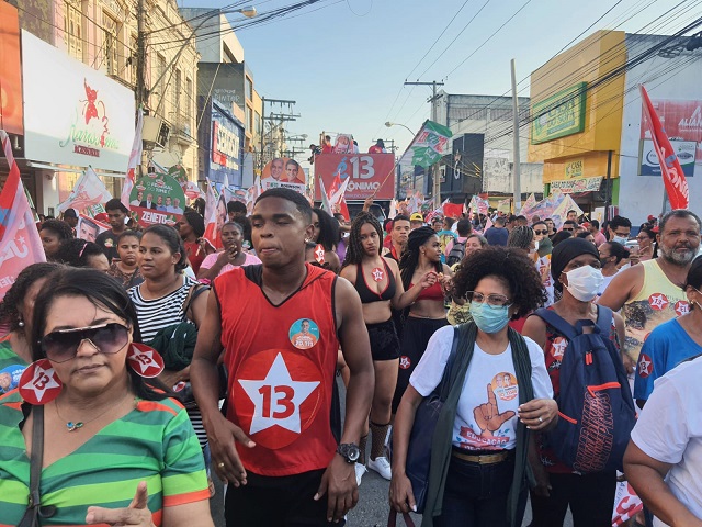 Caminhada do PT em Feira