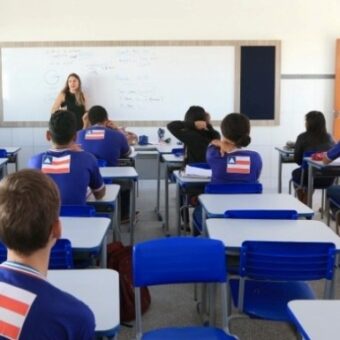 Sala de Aula na rede estadual de ensino