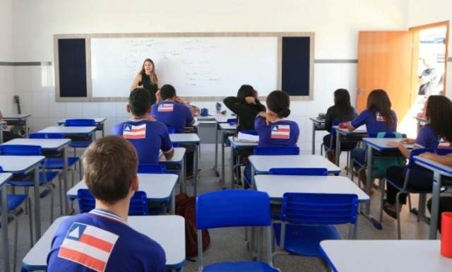 Sala de Aula na rede estadual de ensino