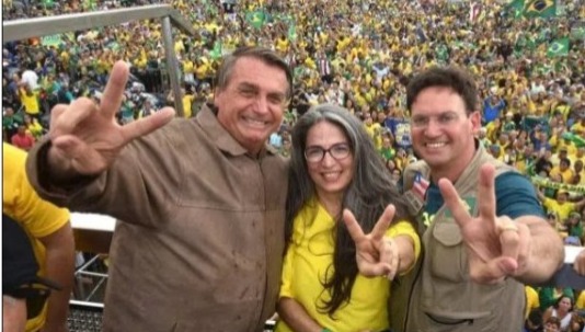 Candidatos Bolsonaro ,Raissa e João Roma