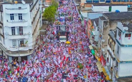 Caminhada do PT em Salvador