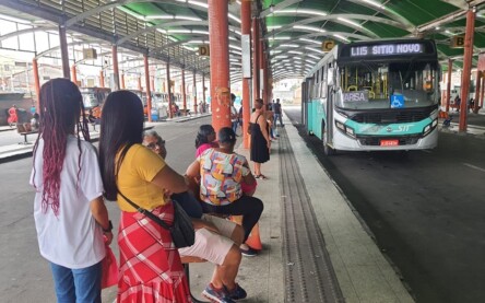 transporte coletivo, terminal central, ônibus