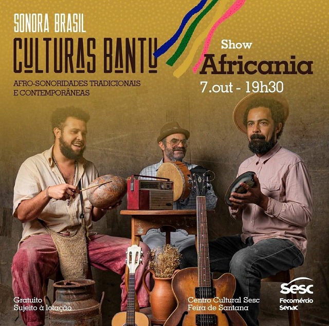 Sesc apresenta evento de valorização da música africana neste fim de semana