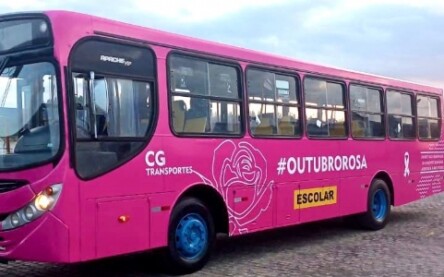ônibus do outubro rosa