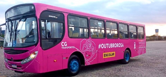 ônibus do outubro rosa