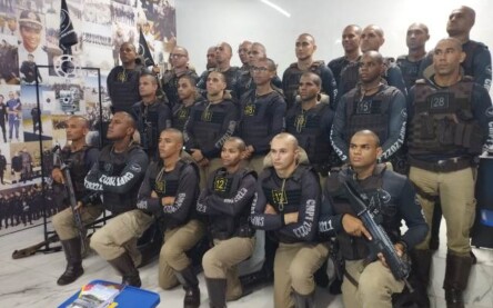 Formatura Motopatrulhamento tático da PM