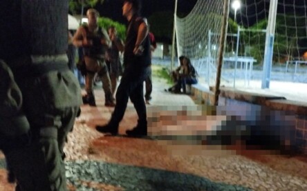 Homicidio na praça do Feira X_ Foto Polícia Civil